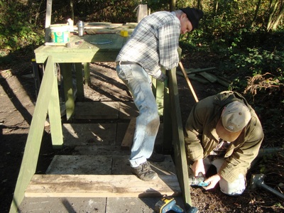 Building of the Composting Loo